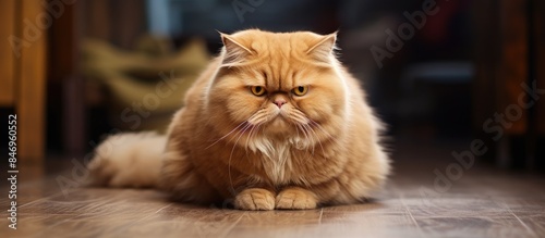 Large red feline with thick...