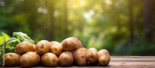 Potatoes and leafy greens a...