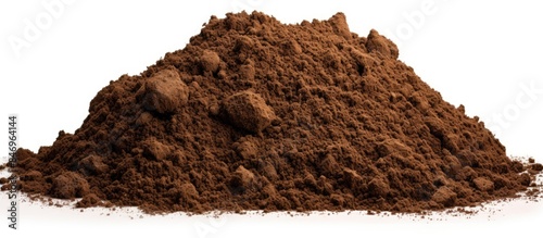 A mound of soil and earth d...