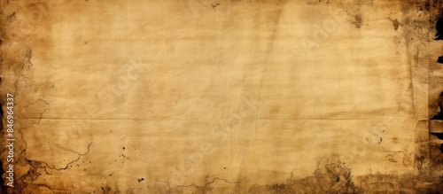 An aged paper showing signs...