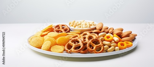 Assortment of savory snacks...