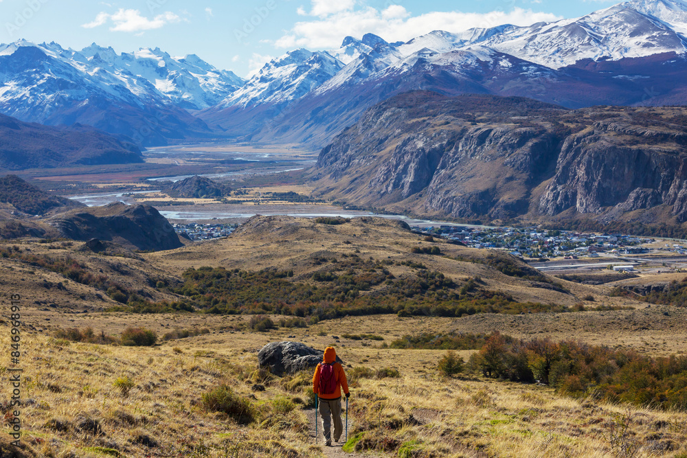 Fototapeta premium Hike in Patagonia