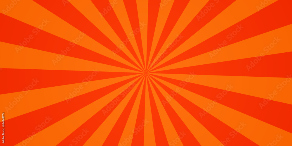 Abstract orange sun rays and sunburst backdrop background. seamless retro vintage burst sunrise vector wallpaper design. Abstract orange sun rays and sunburst backdrop background. seamless retro vintage burst sunrise vector wallpaper design.