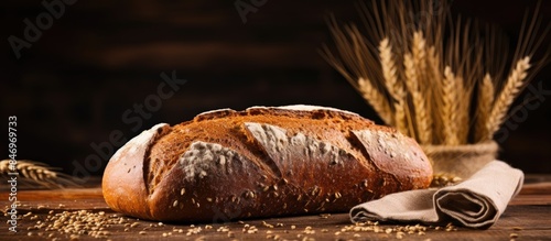 Freshly baked multigrain br...