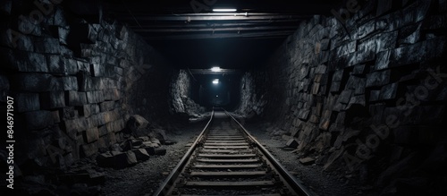 Train locomotive moving thr...