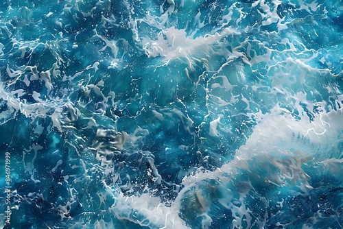 Ocean water texture Background