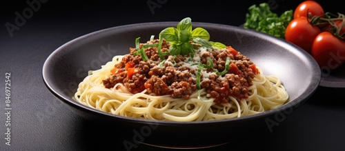 Delicious pasta dish featur...