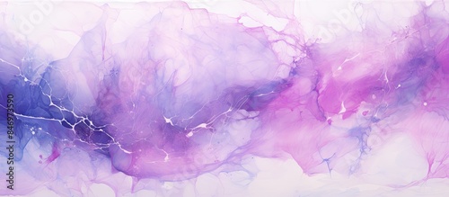 Purple and blue abstract pa...