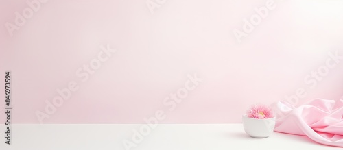 Pink flowers displayed in a...