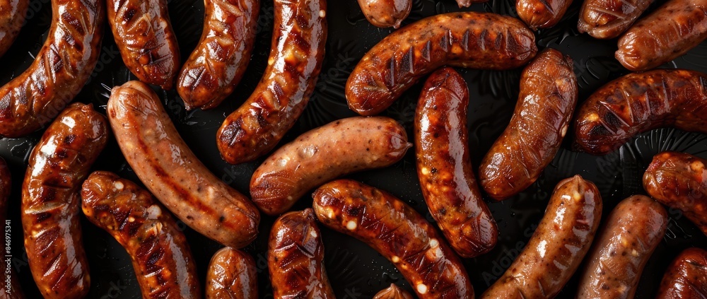 a pile of sausages, typical Italian pork cured meat. a pile of sausages, typical Italian pork cured meat.