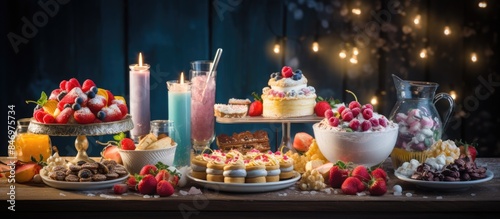 An array of sweet treats an...