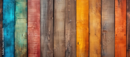 Old textured wooden boards ...