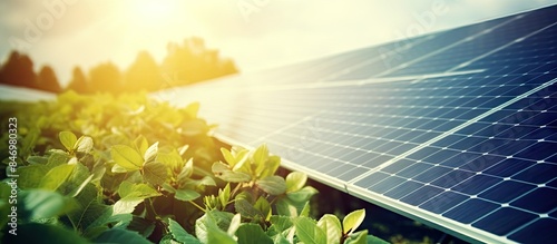 Solar panels harness enviro...