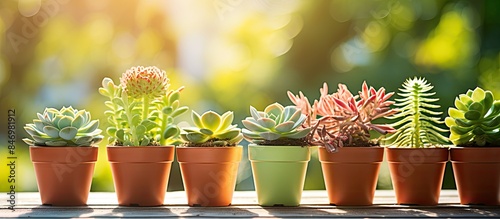 Assorted plants in differen...