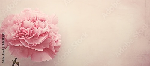 Pink carnation flower in a ...