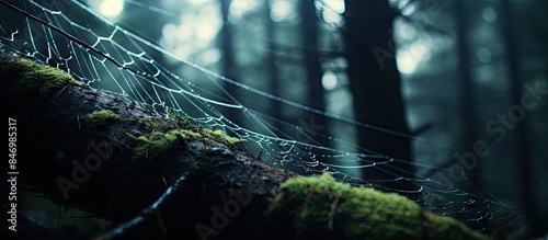 A detailed view of a spider...