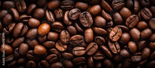Macro background of roasted...