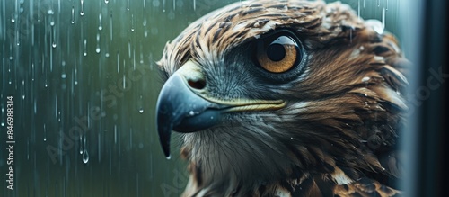 A fierce raptor hunting pre...
