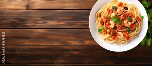 Delicious plate of pasta to...