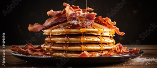 Stack of freshly made panca...