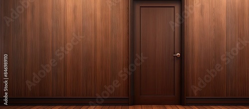 The door and floor are both...