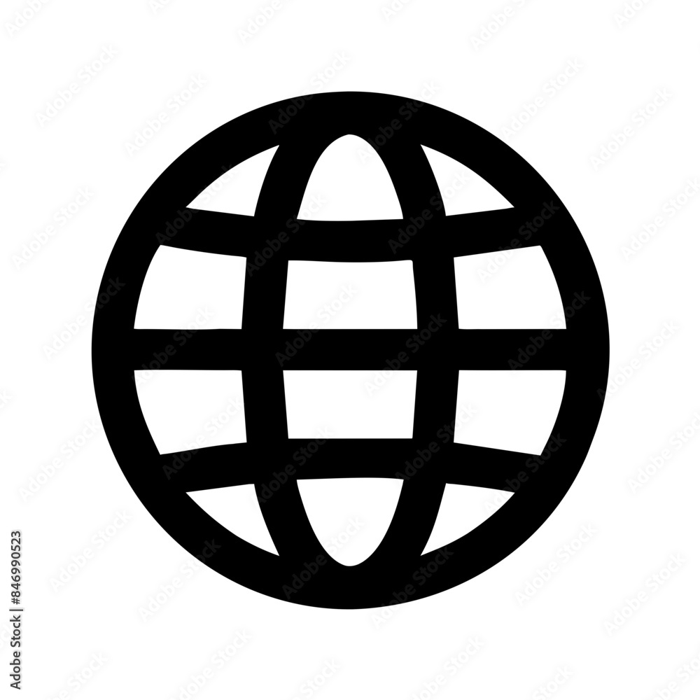 internet online web network as a simple single colored silhouette icon logo vector illustration internet online web network as a simple single colored silhouette icon logo vector illustration