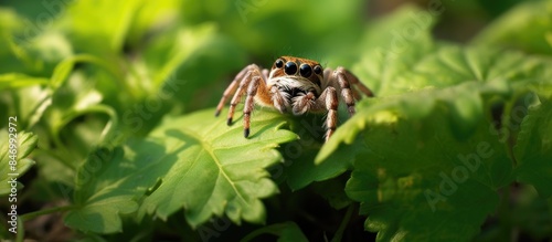 Small predatory spider, pot...