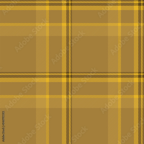 Textile pattern tartan of fabric texture seamless with a vector plaid check background.