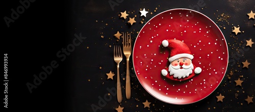 Santa Claus depicted on a p...