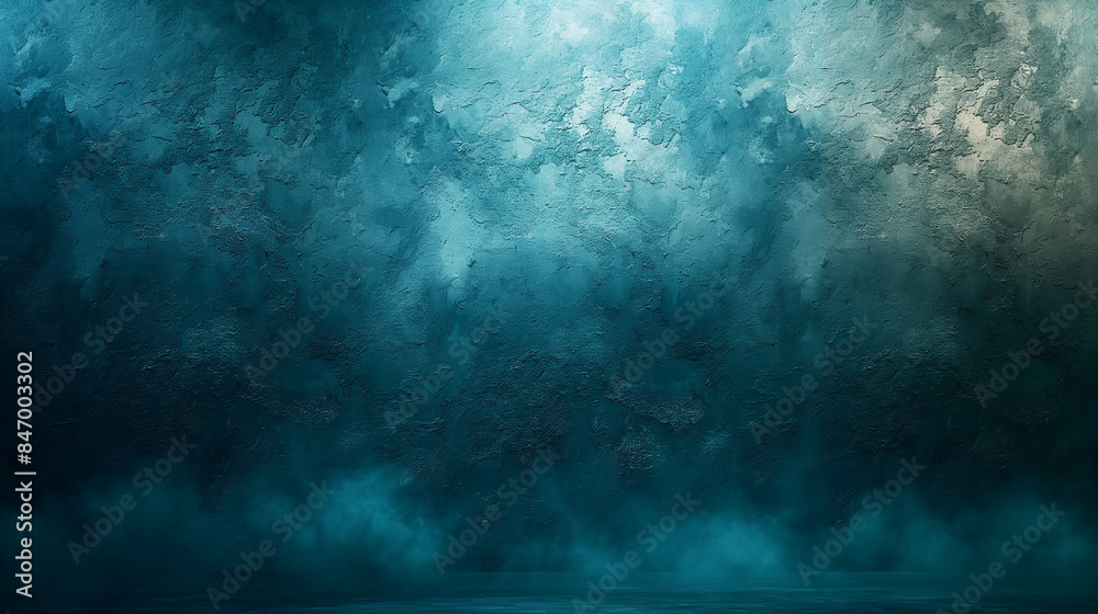 Obraz premium Teal and blue abstract background