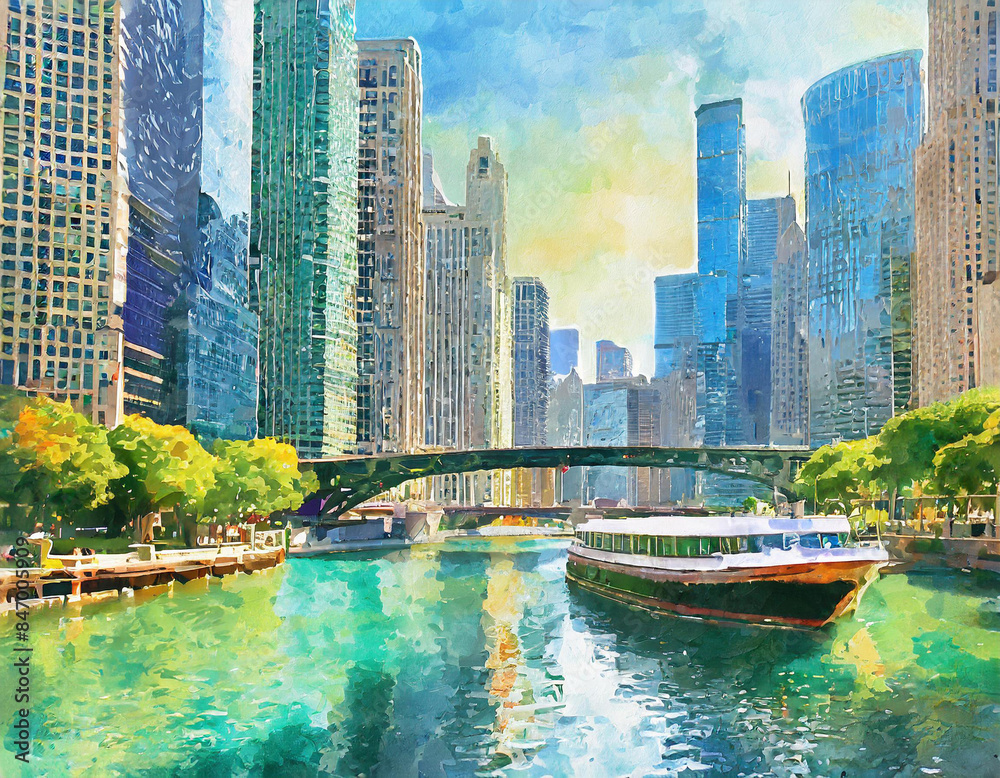 Fototapeta premium city cityscape