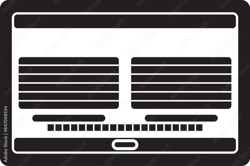Monitor screen display design, digital tools, with a simple and simple background concept texture Monitor screen display design, digital tools, with a simple and simple background concept texture