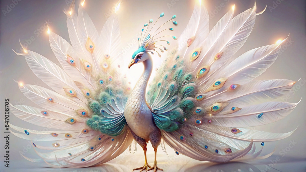 custom made wallpaper toronto digitalThe peacock has beautiful wings.