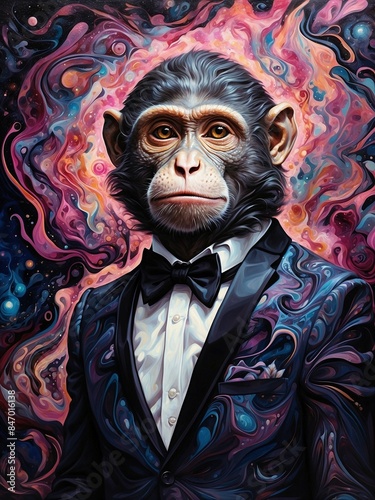 portrait of a monkey