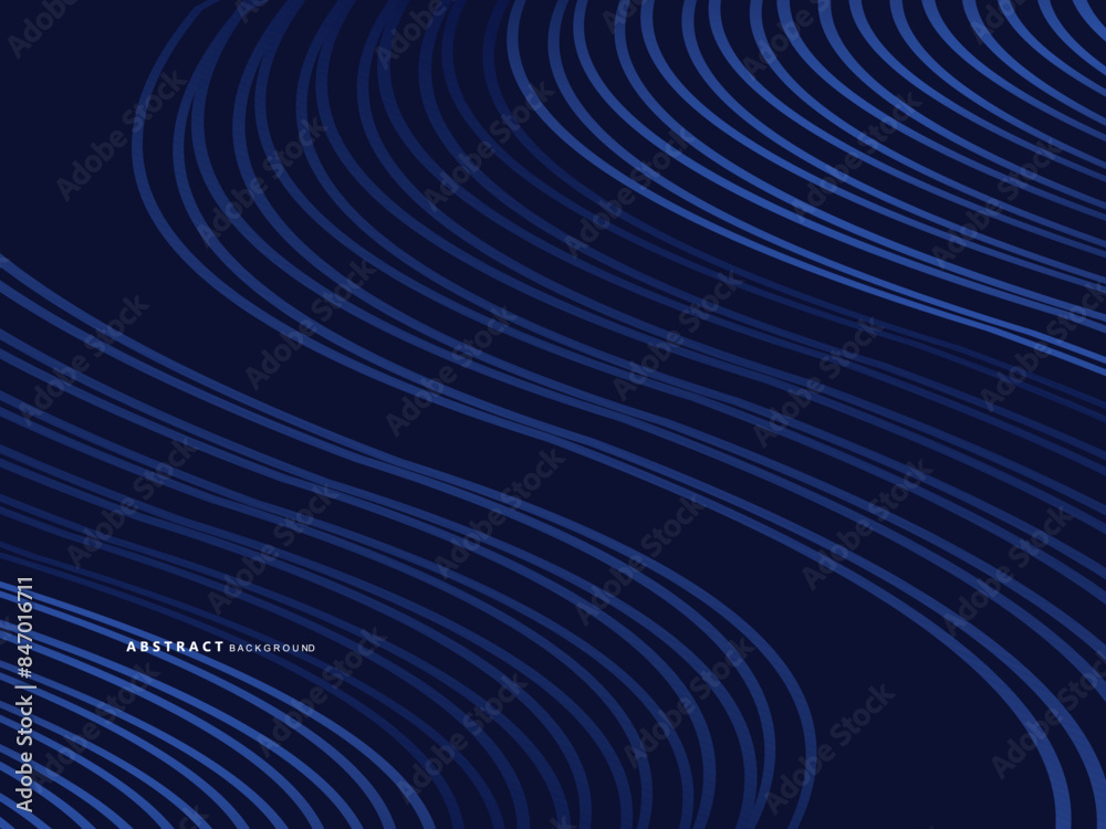 Abstract shining wave lines on blue background. Dynamic wave pattern. Modern flowing wavy lines. Futuristic technology concept. Suitable for banners, posters, covers, brochures, flyers, websites, etc. Abstract shining wave lines on blue background. Dynamic wave pattern. Modern flowing wavy lines. Futuristic technology concept. Suitable for banners, posters, covers, brochures, flyers, websites, etc.