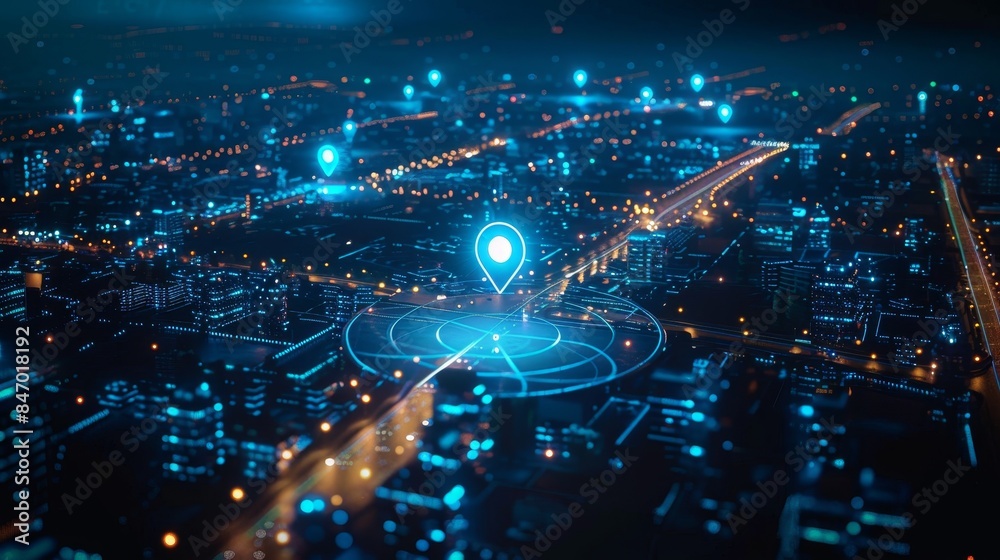 Digital map ai in gps, innovative delivery services, and future transport logistics Digital map ai in gps, innovative delivery services, and future transport logistics