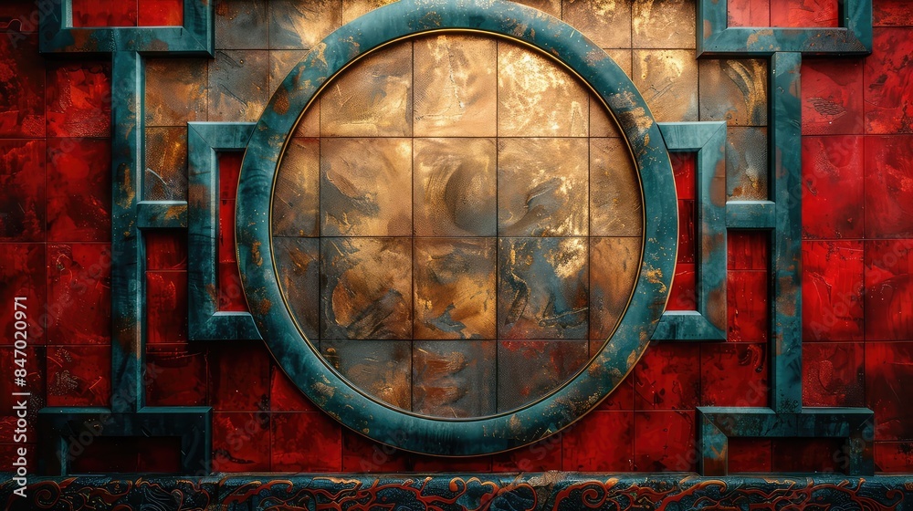 Intricate Chinese Pattern: An Ideal Background Texture for Cultural and Artistic Themes Intricate Chinese Pattern: An Ideal Background Texture for Cultural and Artistic Themes