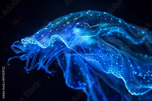 Mysterious luminous inhabitants of the deep sea 