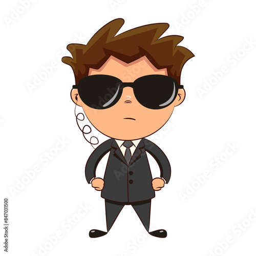 Bodyguard hands on hips