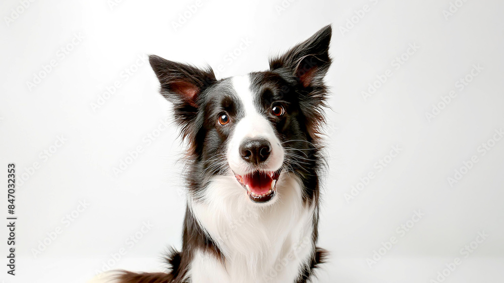 Fototapeta premium Border Collie im Studio