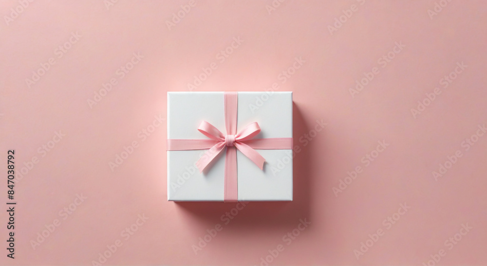 gift box on red background gift box on red background
