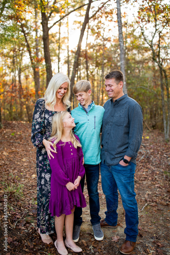 Beautiful Family of Four Beautiful Family of Four