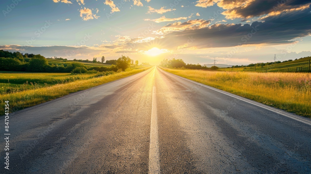 Fototapeta premium Top roads with the most beautiful