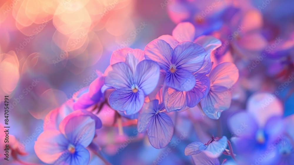 Sight of the violet blooms Sight of the violet blooms