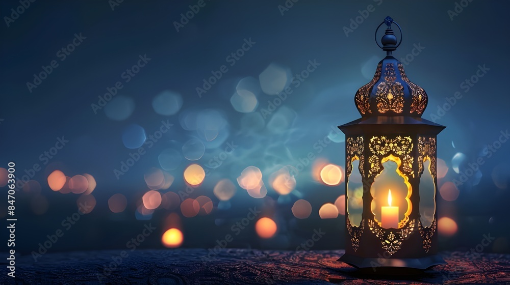 beautiful arabic cultural background with hanging lantern for ramadan kareem vibe beautiful arabic cultural background with hanging lantern for ramadan kareem vibe