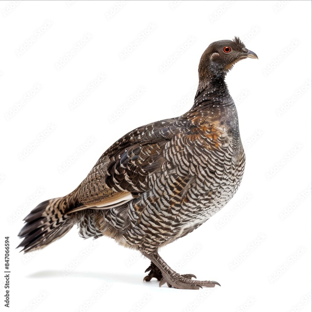 Grouse isolated on white background Grouse isolated on white background