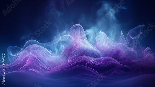 Wallpaper Mural Blue Purple Smoke Background Torontodigital.ca