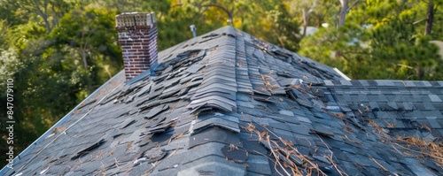 Roof inspection reveals hail damage on shingles, ideal for insurance claims and maintenance guidance.