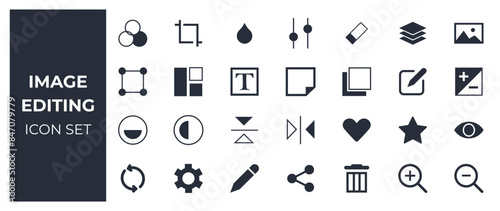 Photography and image editing icon 