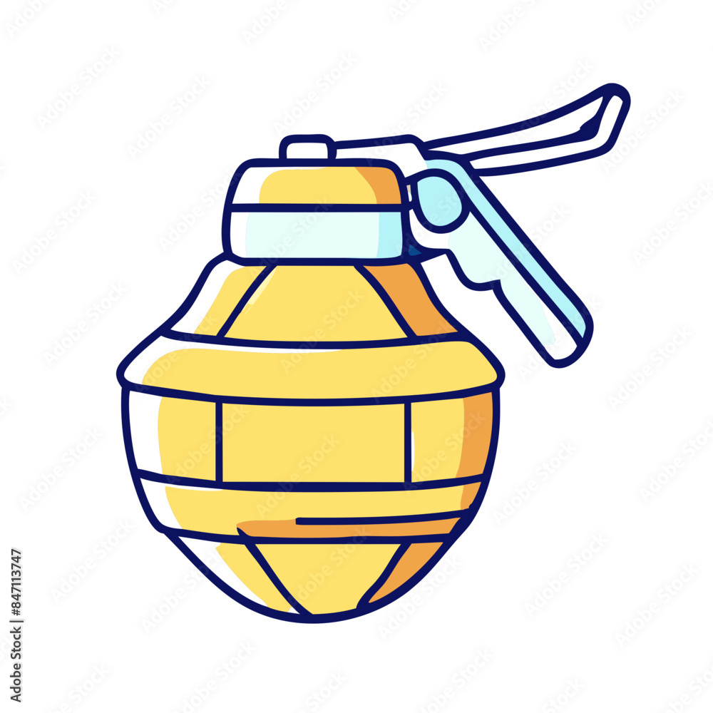 Combat Grenade Icon, AI Generative Combat Grenade Icon, AI Generative